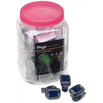 Stagg SCTUC1/30 accordatore cromatico clip-on confezione display da 30
