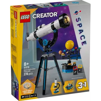 LEGO Creator 3-in-1 31378 telescopio per l'esplorazione spaziale
