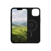 dbramante1928 Monaco cover posteriore in silicone MagSafe per Apple iPhone 14, nero notte