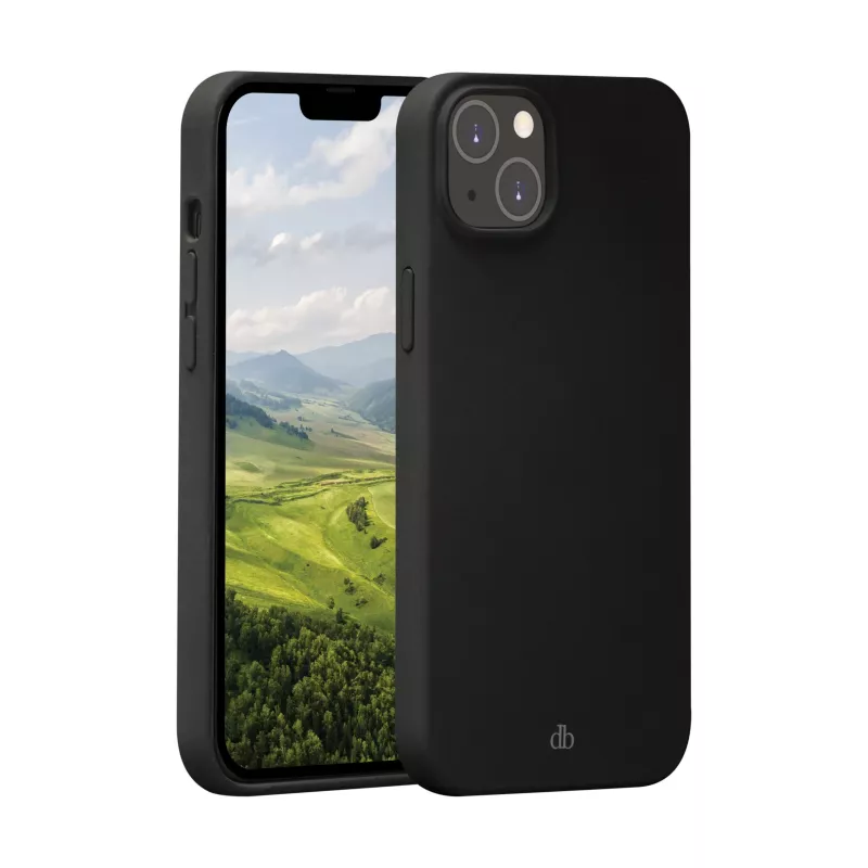 dbramante1928 Monaco cover posteriore in silicone MagSafe per Apple iPhone 14, nero notte