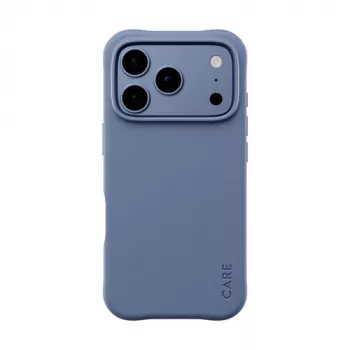 CARE by PanzerGlass custodia Samba per iPhone 17 Pro / 18 Pro – Shades of Blue, MagSafe, TPU riciclato, antimicrobica, resistenza alle cadute 3,6 m