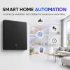 Qoltec 52722 interruttore luce smart Wi-Fi, 1 canale, pannello touch, timer, Tuya/Smart Life, nero
