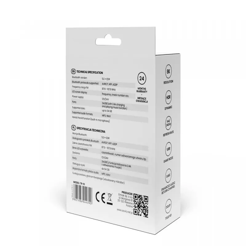 SAVIO CL-147 cavo HDMI 2.1 8K 48Gbps Ultra High Speed