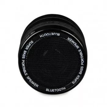 IBOX altoparlante STRIDER Bluetooth portatile wireless con radio FM, vivavoce, 5W RMS, AUX 3,5mm, USB, MicroSD, nero