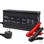 Qoltec Caricabatterie intelligente per batterie LiFePO4 12V 20A con indicatore LED e raffreddamento attivo