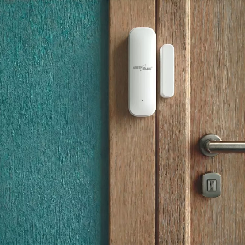 GREENBLUE GB479 W sensore Wi-Fi senza fili per porte/finestre, bianco