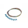 LANBERG Pigtail SM LC/UPC Semi-Tight 9/125 G657A1 12x2m multicolore