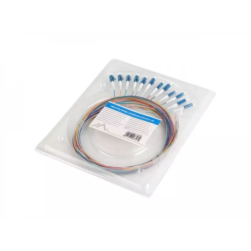LANBERG Pigtail SM LC/UPC Semi-Tight 9/125 G657A1 12x2m multicolore