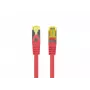 LANBERG Cavo patch in rame Cat.6A S/FTP LSZH 20m rosso - testato Fluke