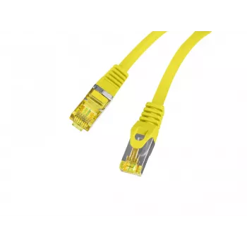 LANBERG Cavo patch in rame Cat.6A S/FTP LSZH 20m giallo verificato Fluke