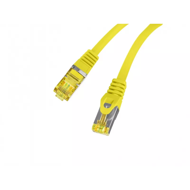 LANBERG Cavo patch in rame Cat.6A S/FTP LSZH 20m giallo verificato Fluke