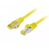LANBERG Cavo patch in rame Cat.6A S/FTP LSZH 20m giallo verificato Fluke