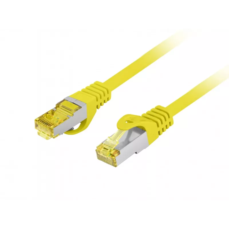 LANBERG Cavo patch in rame Cat.6A S/FTP LSZH 20m giallo verificato Fluke