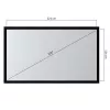 MACLEAN Telo di proiezione con cornice 100 16:9 MC-921