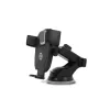 HAMMER Extreme supporto auto universale per smartphone parabrezza cruscotto con ventosa forte, rotazione 360°, clip regolabile, nero