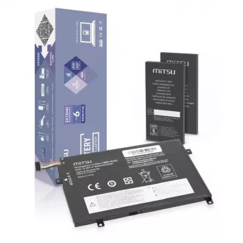 MITSU batteria ricaricabile 01AV411 per Lenovo ThinkPad E470 E475 3650 mAh (40 Wh) 10,95 V