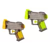 LEAN TOYS Piccola pistola ad acqua trasparente giallo arancione