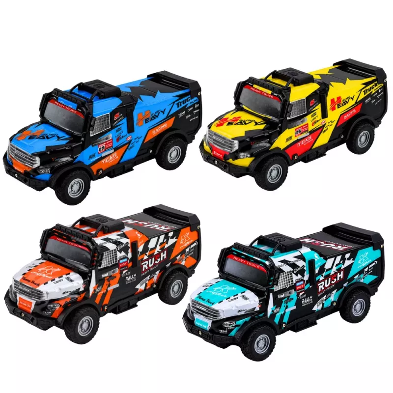 LEAN TOYS Fuoristrada a frizione, carrozzeria illuminata e suoni