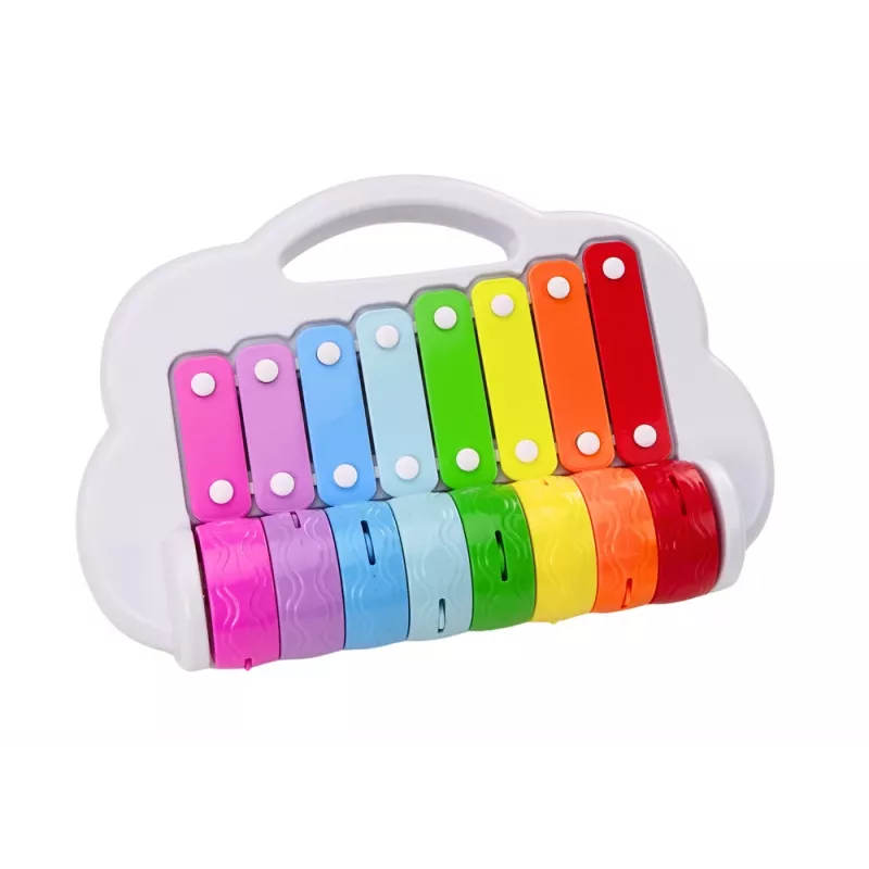 LEAN TOYS bacino arcobaleno, strumento musicale per bambini, educativo, interattivo, multicolore
