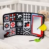 LEAN TOYS Tappetino sensoriale a contrasto con specchio per neonati