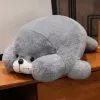 LEAN TOYS Mascotte di peluche foca grigia grande 29cm