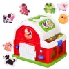 LEAN TOYS Fattoria interattiva con musica, animali, luci e suoni
