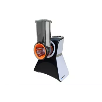 Blaupunkt Slicer FPS502 elettrodomestico da cucina elettrico 150 W acciaio inox lama ondulata 190 mm spessore di taglio regolabile 0-15 mm nero/argento