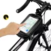 WILDMAN Bike Holder Case M E2 1L nero - borsa da manubrio per smartphone, resistente agli schizzi, compatibile touchscreen, 1L di spazio