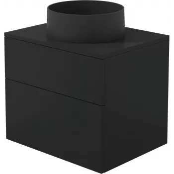 DEANTE Lofty White lavabo da parete con lavabo in composito 360 mm