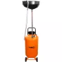 NEO TOOLS 10-810 Carrello mobile raccolta olio, a gravità, serbatoio 70 L, svuotamento pneumatico, vasca di raccolta 420 mm, regolabile in altezza 1000-1600 mm