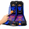 LEAN TOYS Mini basket da tavolo gioco di abilità doppio per 2 giocatori con segnapunti