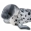 LEAN TOYS foca realistica di peluche, grigio, 50 cm