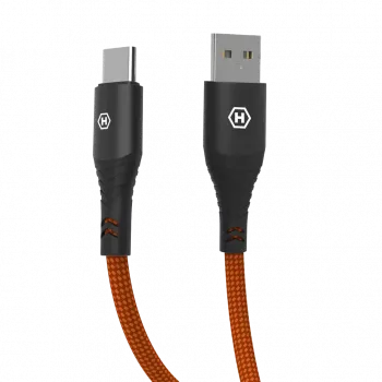 HAMMER Cavo USB-A a USB-C 1,2 m nero 480Mbps ricarica e dati
