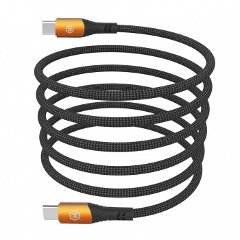 HAMMER Cavo USB-C a USB-C 1,2 m 60 W PD ricarica rapida e sincronizzazione dati nero