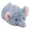 LEAN TOYS mascotte elefante peluche morbido piccolo grigio 18 cm