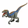LEAN TOYS set cacciatore di dinosauri action figure con articolazioni mobili e accessori armi a rete