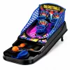 LEAN TOYS mini basket da tavolo gioco arcade con 3 canestri e dispositivo di lancio