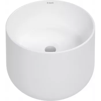 DEANTE CGN_AU32 Lavabo da appoggio rettangolare in ceramica, bianco lucido