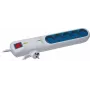 LESTAR LF-2005 ciabatta multipresa con protezione da sovratensione, 3 prese, 5 m, grigio