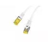 LANBERG cavo patch in rame Cat.6A S/FTP LSZH 20m bianco Fluke Passed
