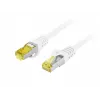 LANBERG cavo patch in rame Cat.6A S/FTP LSZH 20m bianco Fluke Passed