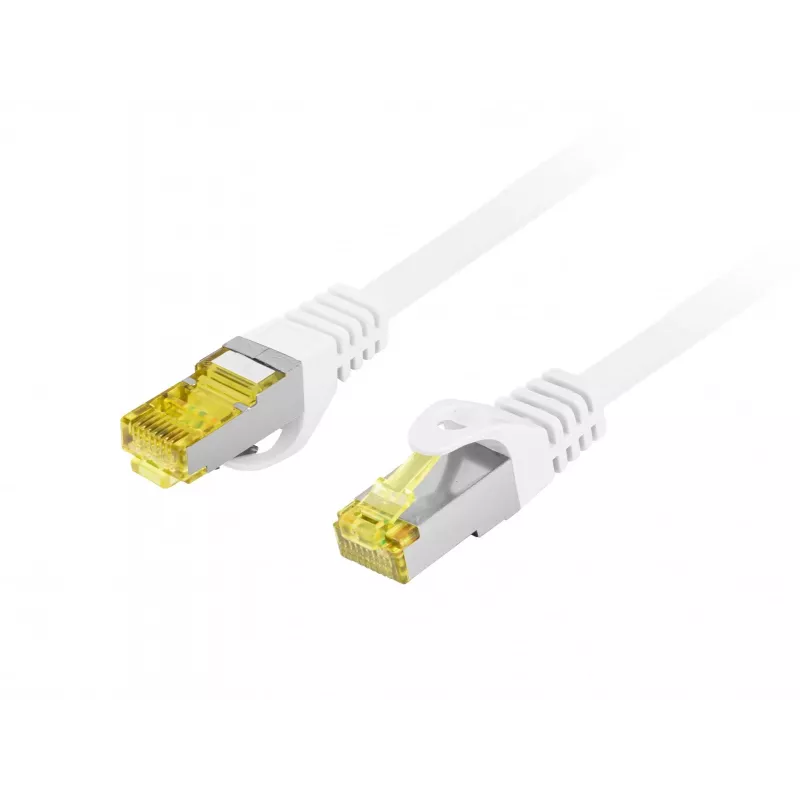 LANBERG cavo patch in rame Cat.6A S/FTP LSZH 20m bianco Fluke Passed