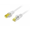 Lanberg PCF6A-10CU-2000-S cavo patch in rame Cat.6A S/FTP LSZH 20m grigio Fluke Passed
