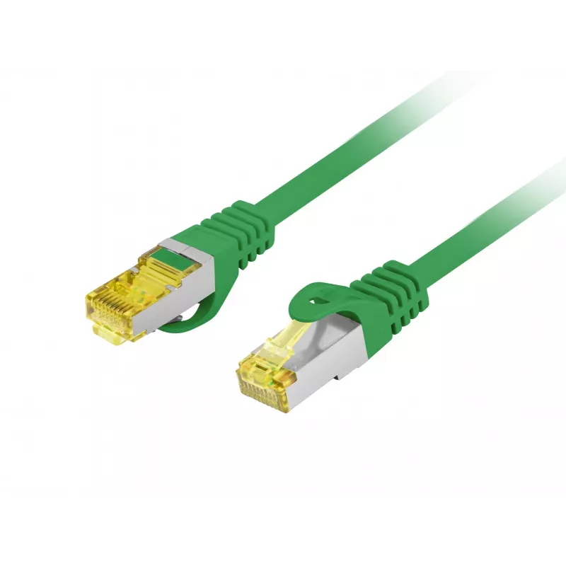 Lanberg PCF6A-10CU-2000-G cavo patch in rame Cat.6A S/FTP LSZH 20m verde Fluke Passed