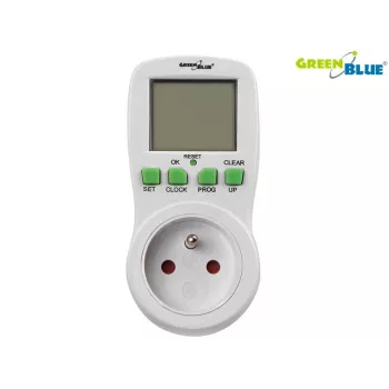 GreenBlue GB107 timer programmabile digitale 16 programmi 230V 16A Schuko