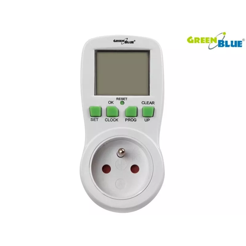 GreenBlue GB107 timer programmabile digitale 16 programmi 230V 16A Schuko