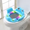 LEAN TOYS Copriwater per bambini, sedile morbido con maniglie, blu