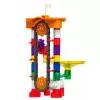 LEAN TOYS Blocchi da costruzione pista spaziale per sfere tunnel colorato 3D 85 pezzi