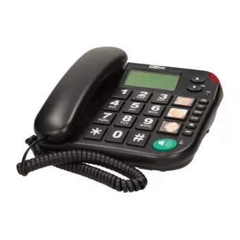 MAXCOM KXT 480 BB telefono cordless con display LCD, nero