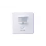 MACLEAN MCE18 rilevatore di movimento PIR con riconoscimento acustico, montaggio a parete, 160°, 1200W, bianco